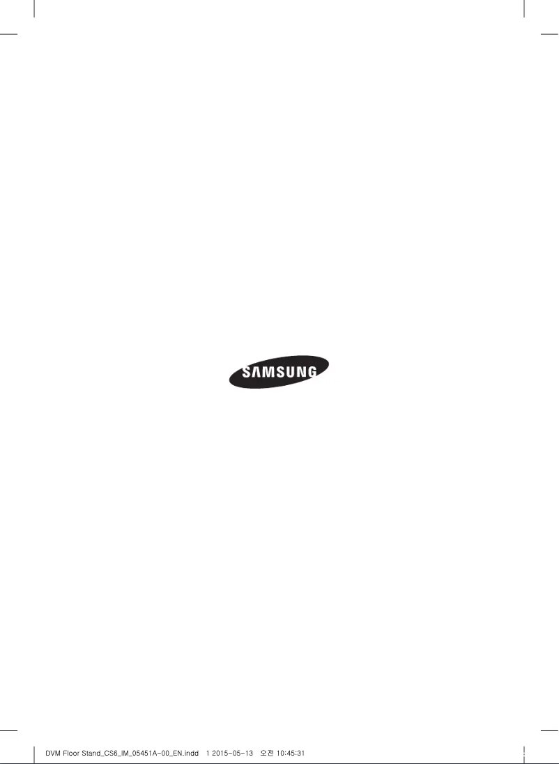 Page 1 de la notice Guide d'installation Samsung AM009JNFDCH