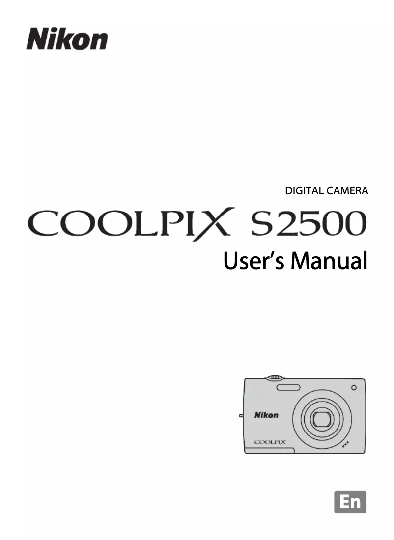 Page n°1 - Manuel utilisateur Nikon Coolpix S2500
