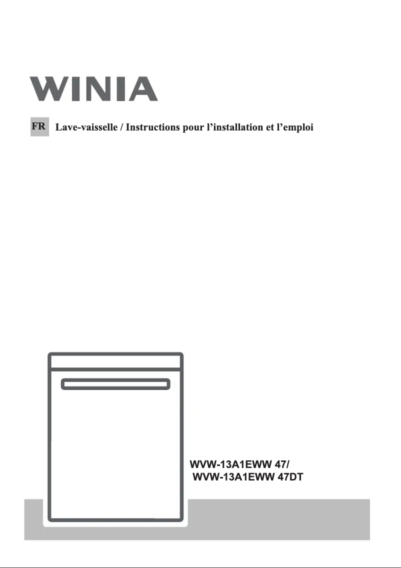Page n°1 - Manuel utilisateur Winia WVW-13A1EWW47