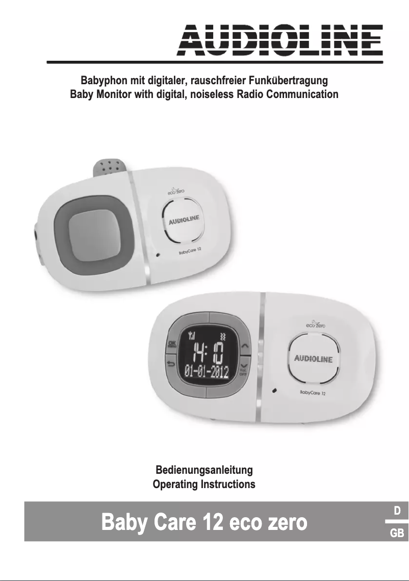 Image de la première page du manuel de l'appareil Baby Care 12