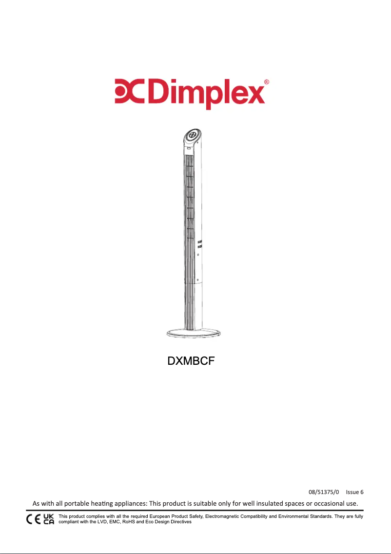 Image de la première page du manuel de l'appareil DXMBCF