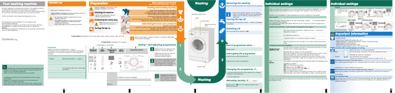 Image de la première page du manuel de l'appareil WAE 2436 E