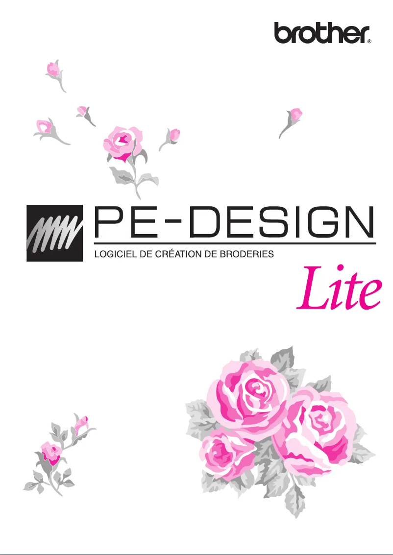 Page 1 de la notice Manuel utilisateur Brother PE-Design Lite