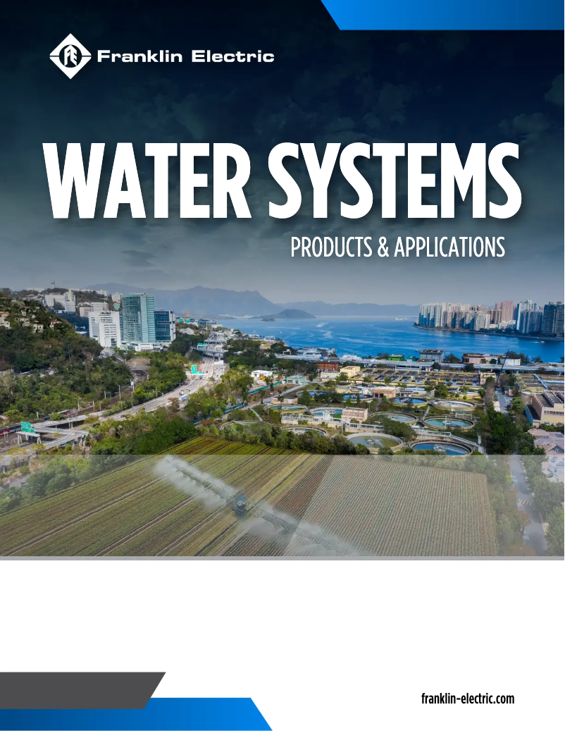 Page 1 de la notice Manuel utilisateur Franklin Electric 92061501