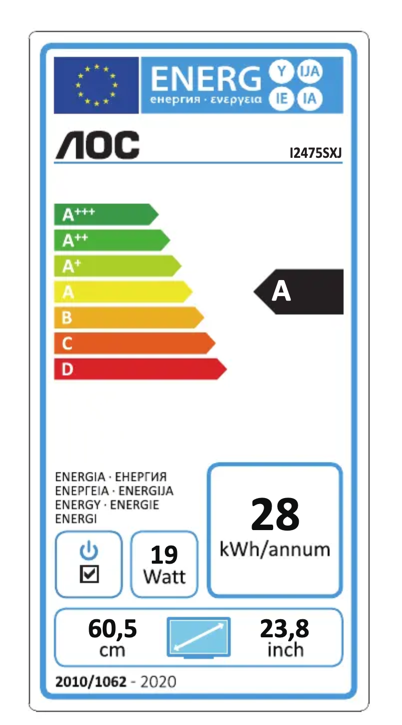 Image de la première page du manuel de l'appareil I2475SXJ