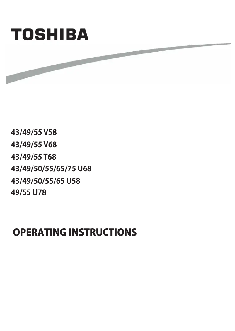 Image de la première page du manuel de l'appareil 49U5863DG
