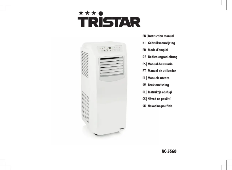 Página 1 del manual Manual de usuario TriStar AC-5560