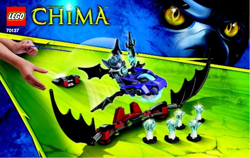 Page 1 de la notice Manuel utilisateur Lego Chima 70137