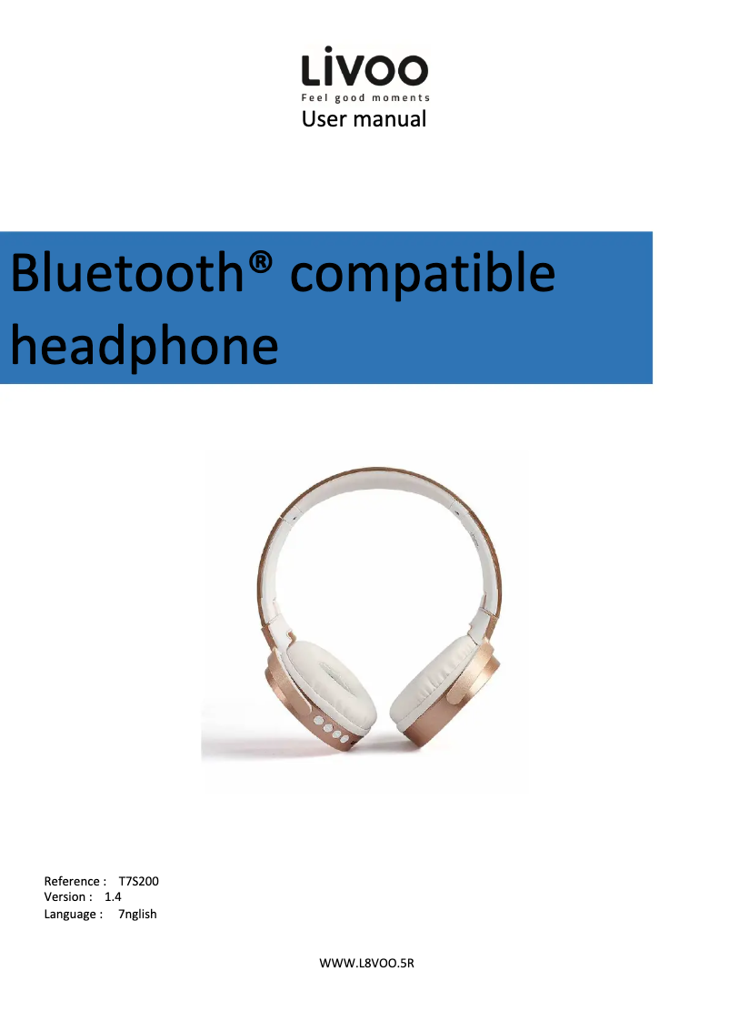 Page 1 de la notice Manuel utilisateur Livoo TES200