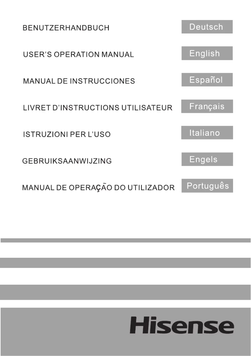 Page 1 de la notice Manuel utilisateur Hisense FV354N4BIF