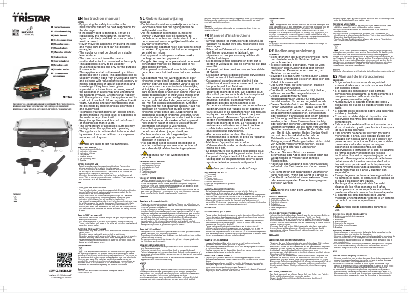 Image de la première page du manuel de l'appareil GR-2840