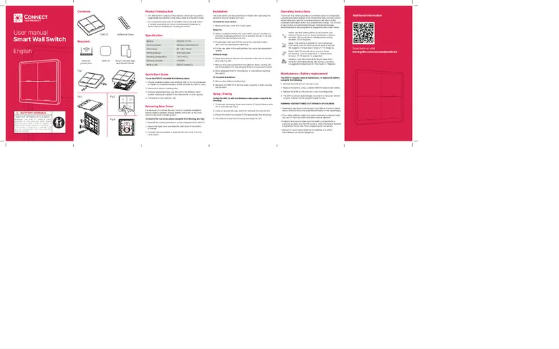 Image de la première page du manuel de l'appareil Connect SWS-IZ