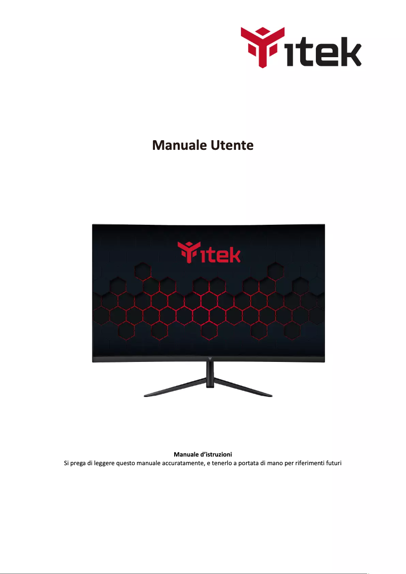 Page n°1 - Manuel utilisateur iTek ITMF24V161FHD