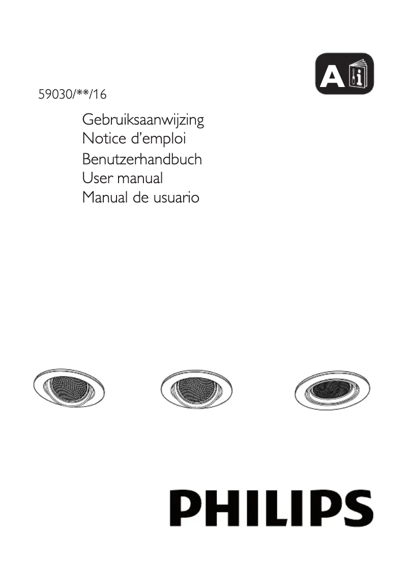 Page 1 de la notice Manuel utilisateur Philips Ellipse