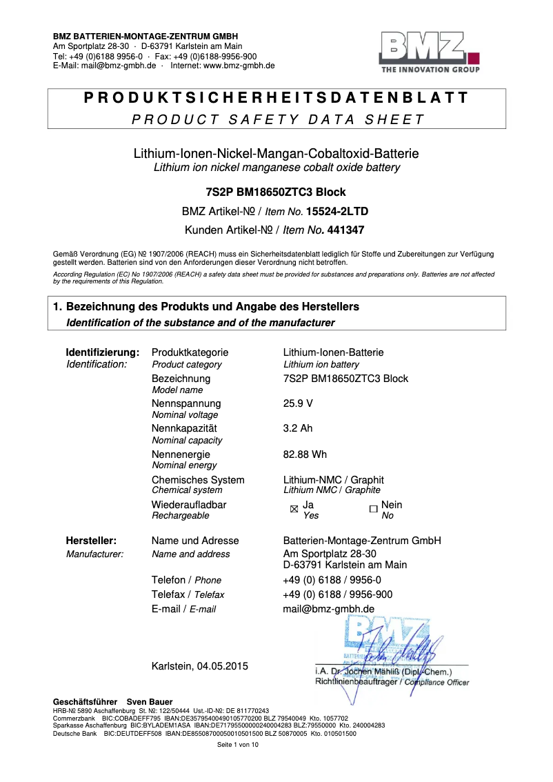 Page n°1 - Instructions de sécurité AL-KO Robolinho 3100