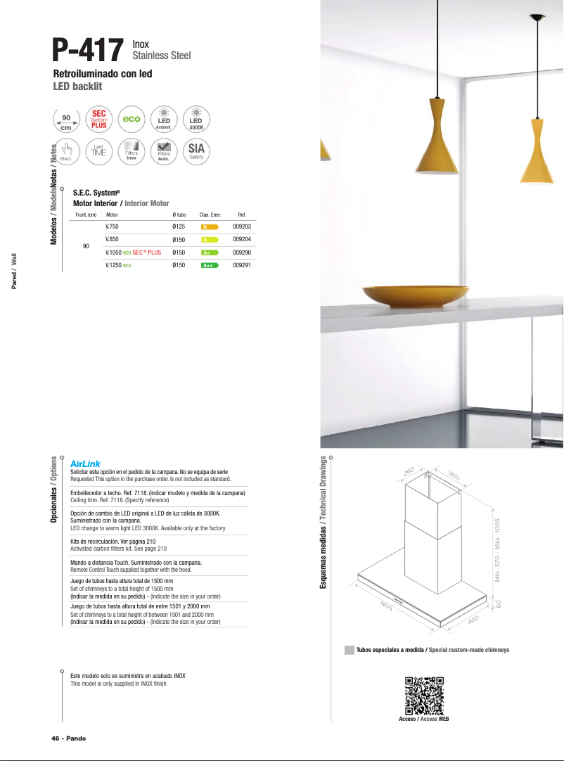 Page n°1 - Manuel utilisateur Pando P-417
