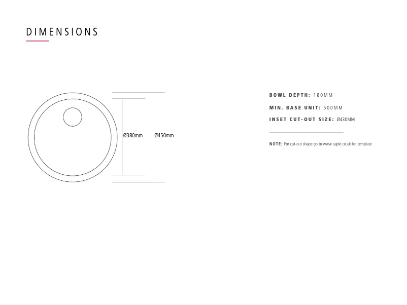 Page 1 de la notice Manuel utilisateur Caple Bi45