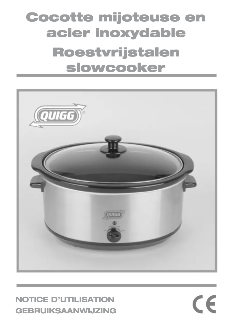 Page 1 of the manual User Manual Quigg BS23-80