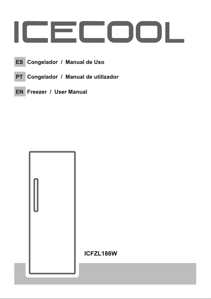 Page 1 de la notice Manuel utilisateur Icecool ICFZL186W