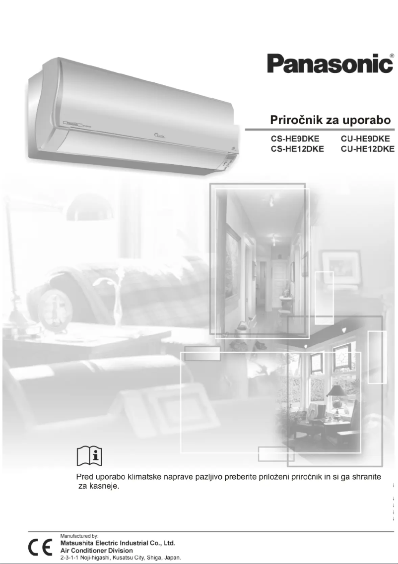 Página 1 del manual Manual de usuario Panasonic CU-HE9DKE