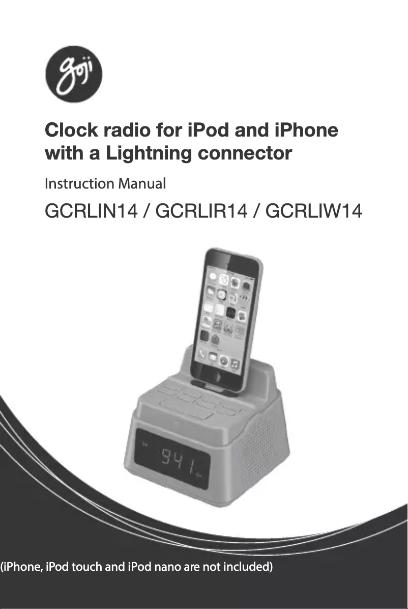 Image de la première page du manuel de l'appareil GCRLIN14