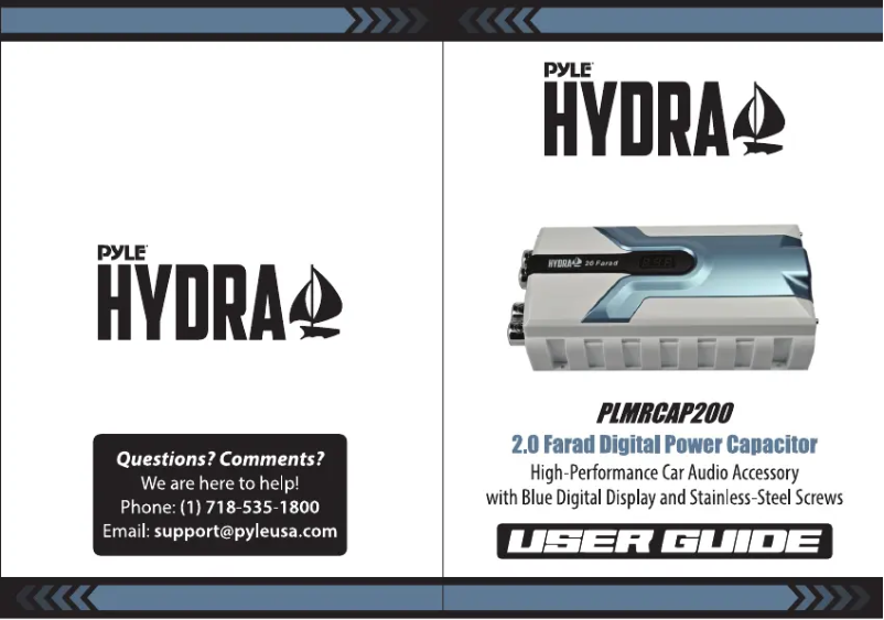 Image de la première page du manuel de l'appareil PLMRCAP200