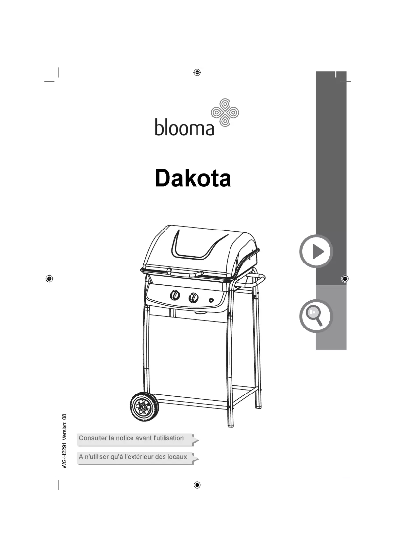 Image de la première page du manuel de l'appareil Dakota