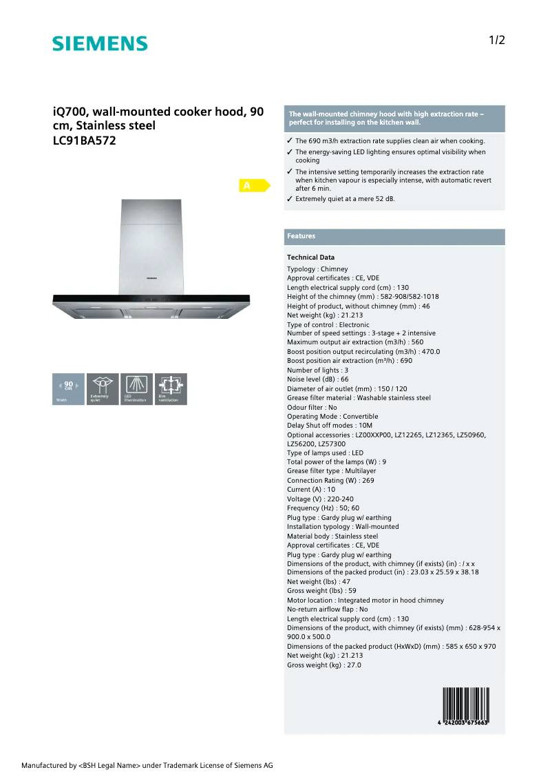 Imagen de la primera página del manual del dispositivo LC91BA572