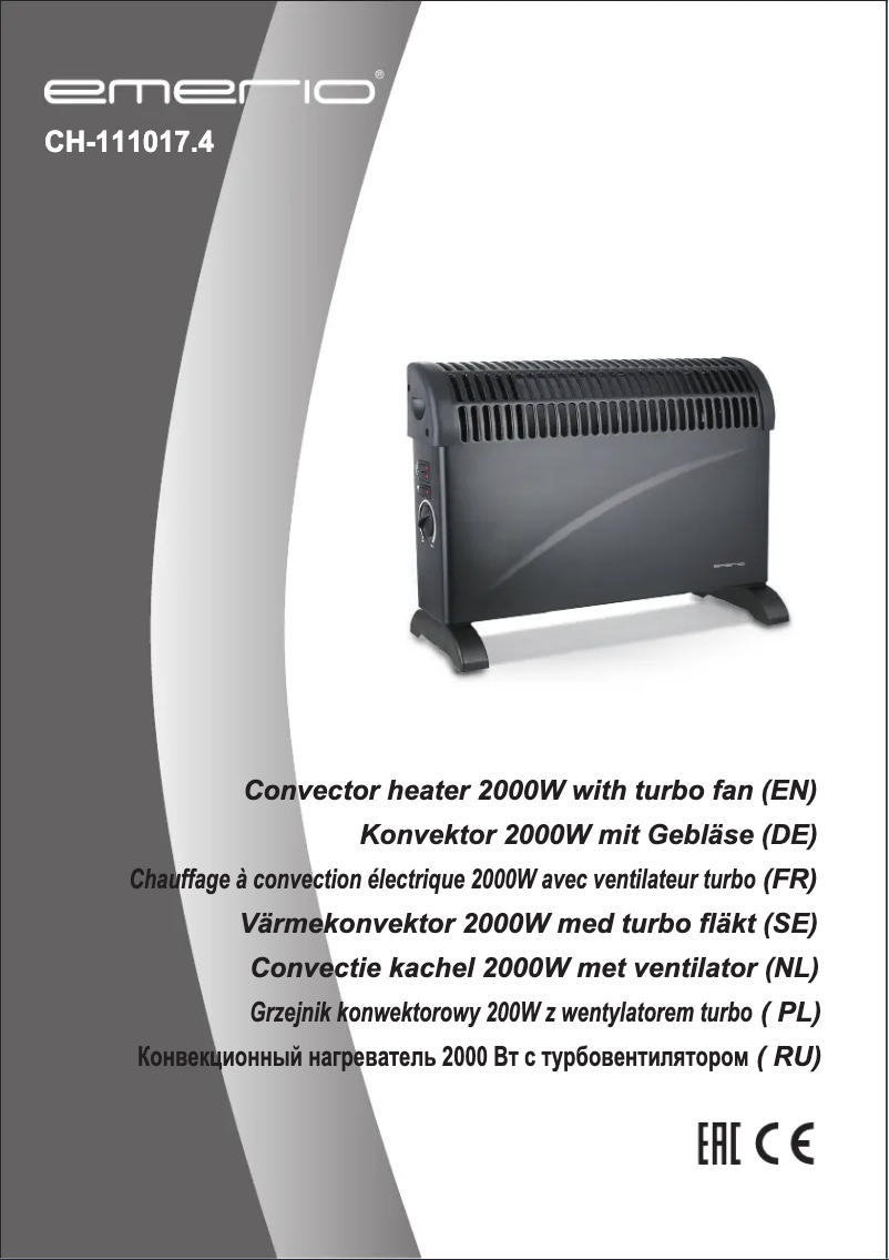 Página 1 del manual Manual de usuario Emerio CH-111017