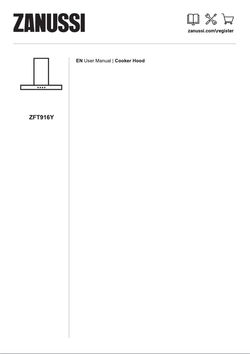 Image de la première page du manuel de l'appareil ZFT916Y