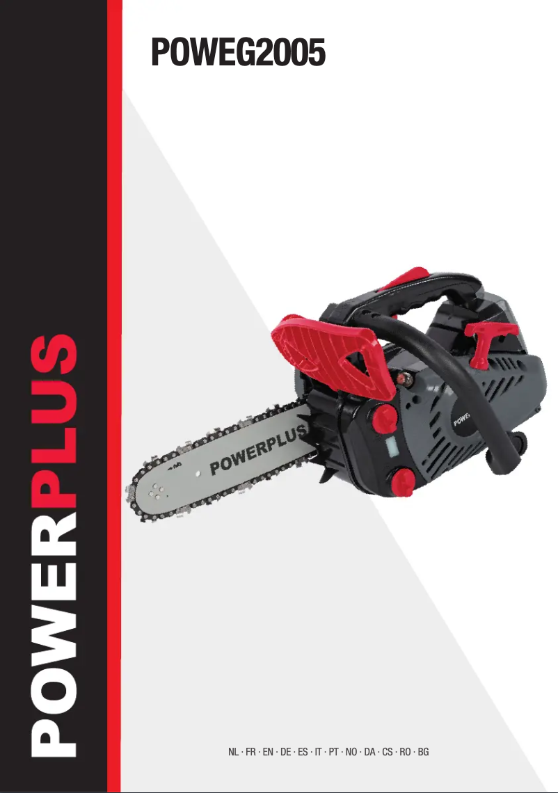 Image de la première page du manuel de l'appareil POWEG2005