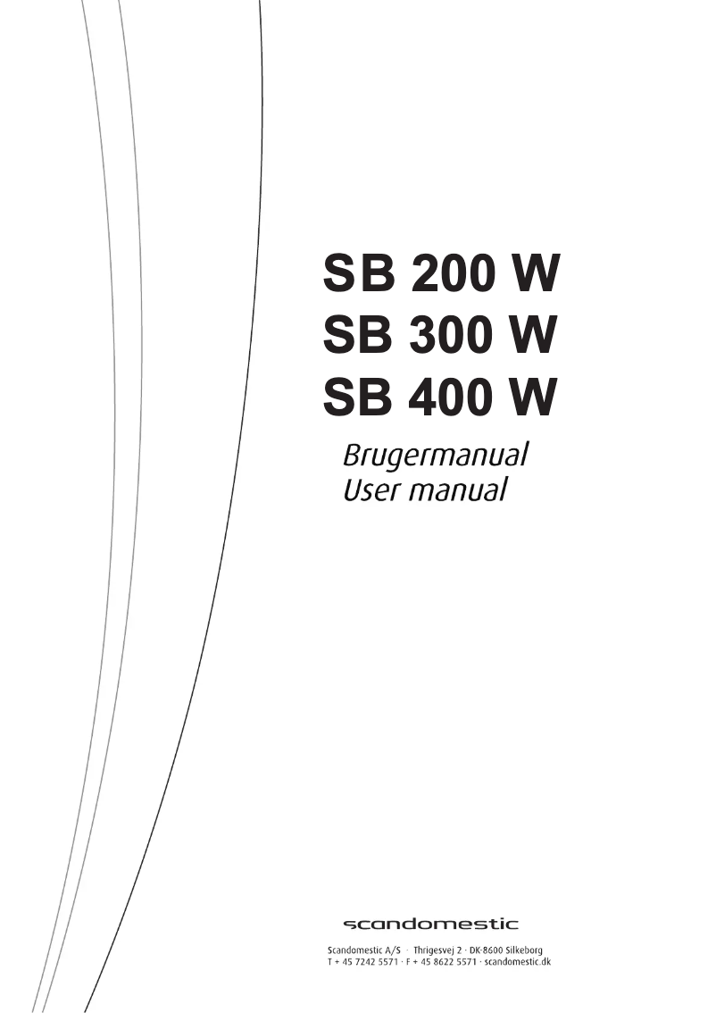 Image de la première page du manuel de l'appareil SB 400 W