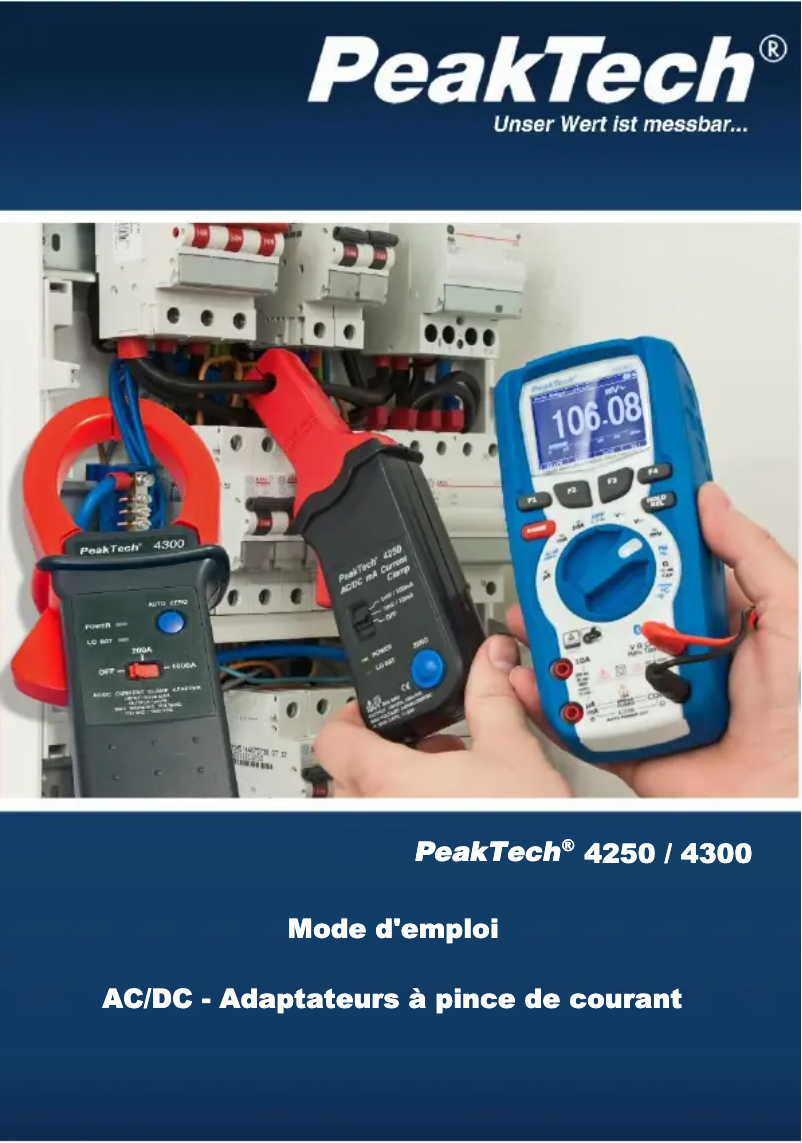 Imagen de la primera página del manual del dispositivo 4250