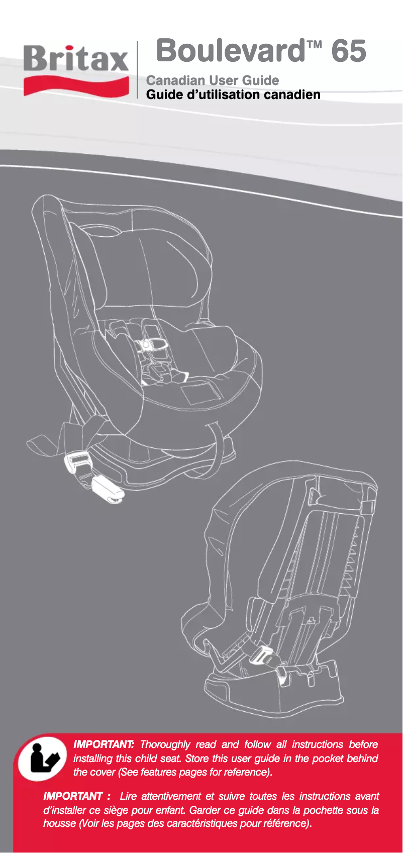Página 1 del manual Manual de usuario Britax Boulevard 65