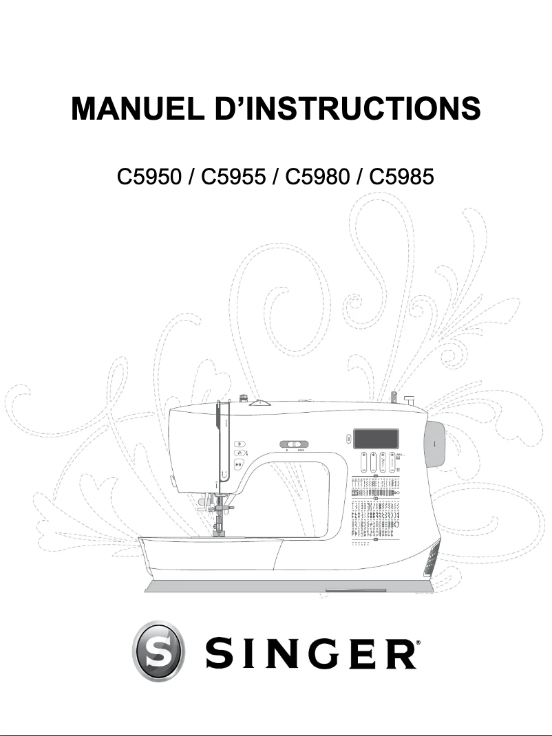 Image de la première page du manuel de l'appareil C5985 Patchwork Plus