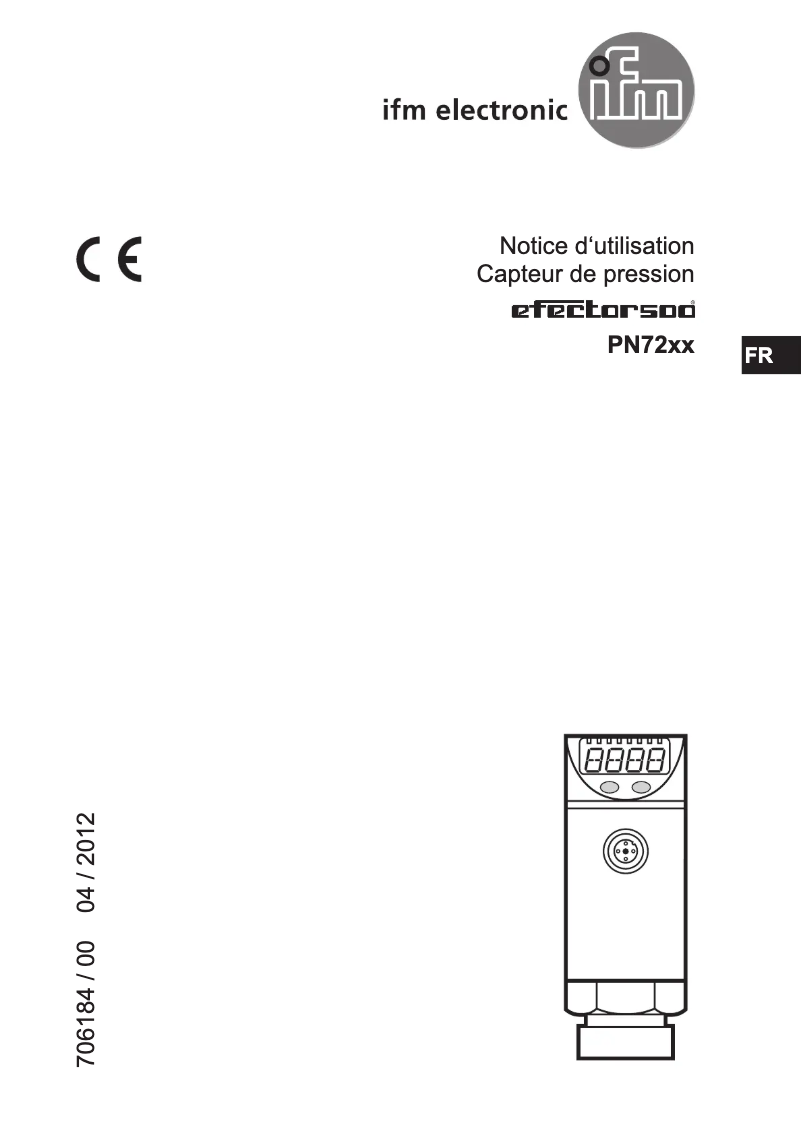Page n°1 - Manuel utilisateur IFM PN7202