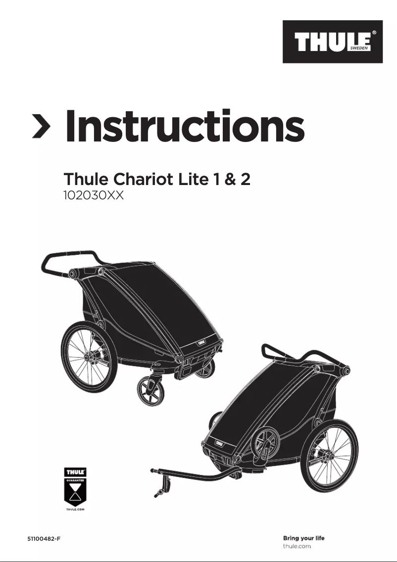 Página 1 del manual Manual de usuario Thule Chariot Lite 1