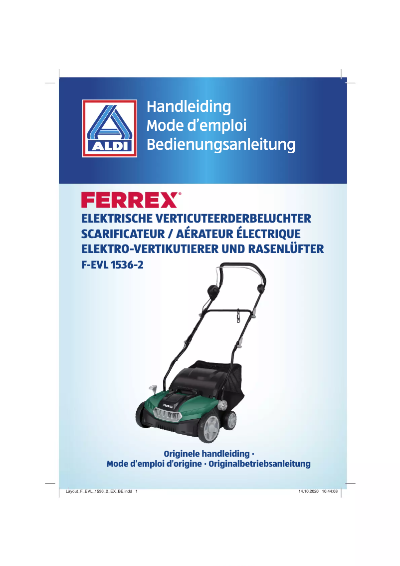 Página 1 del manual Manual de usuario Ferrex F-EVL 1536-2