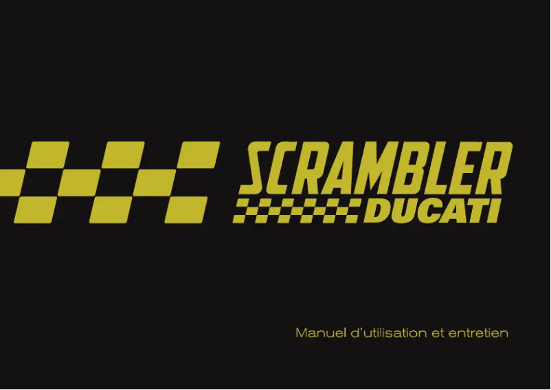 Image de la première page du manuel de l'appareil Cafè Racer (2017)