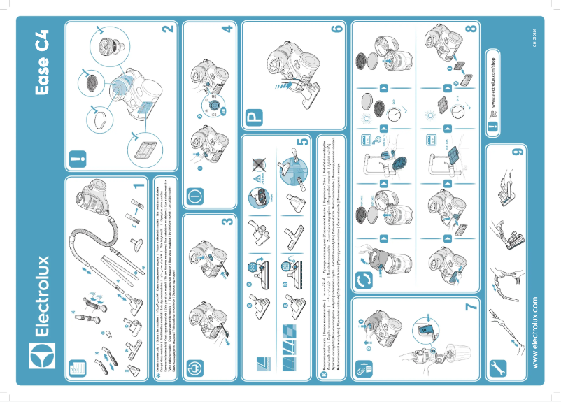 Page n°1 - Manuel utilisateur Electrolux EC41-6DB