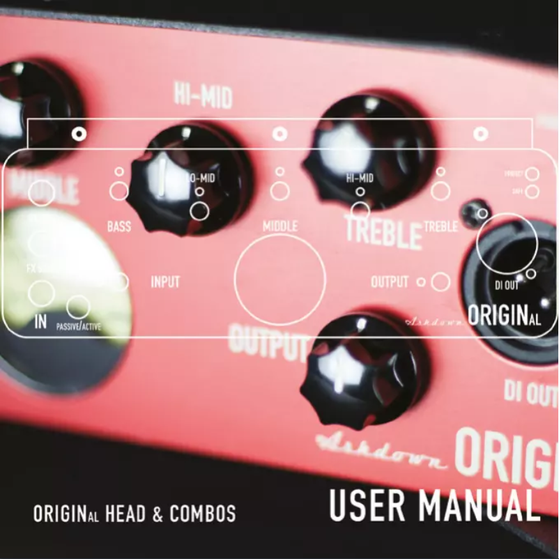 Page 1 de la notice Manuel utilisateur Ashdown Engineering Original HD-1