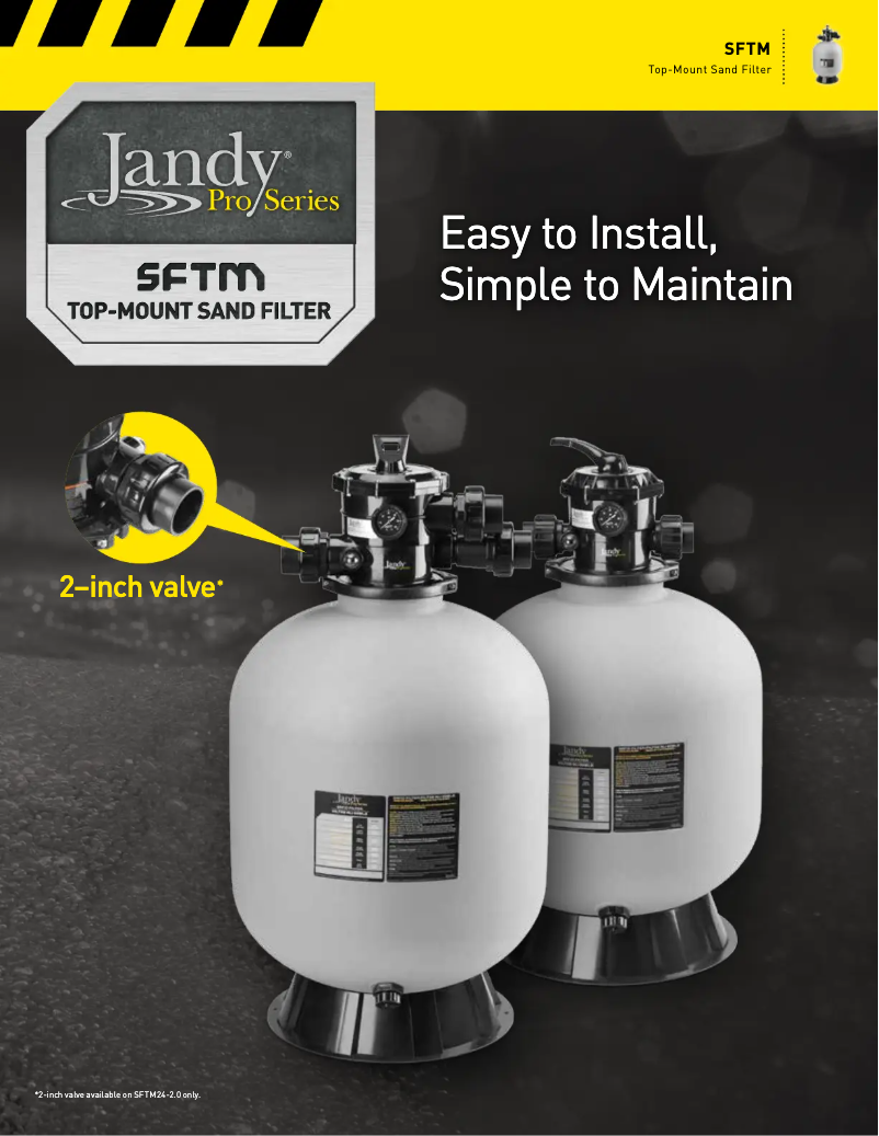 Página 1 del manual Folleto JANDY SFTM24-2.0