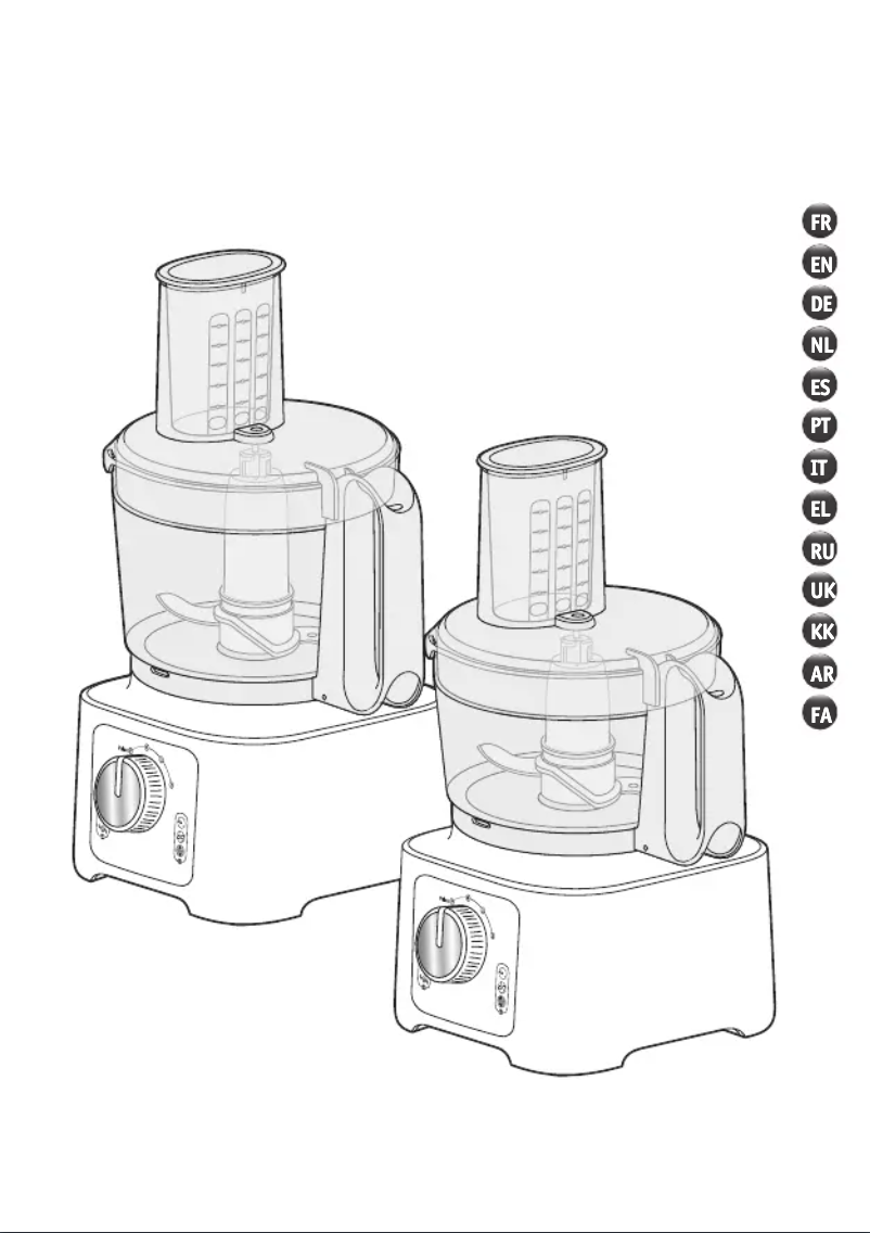 Page n°1 - Manuel utilisateur Moulinex FP542127