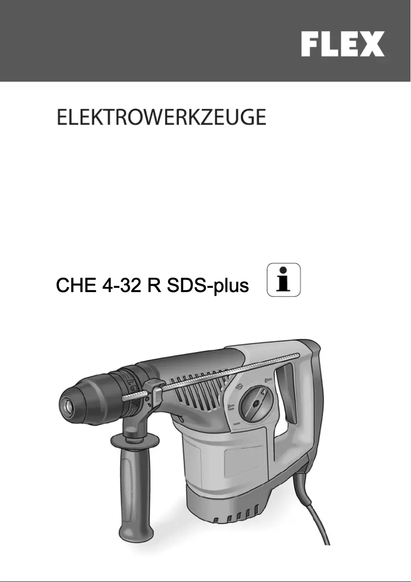 Page n°1 - Manuel utilisateur Flex CHE 4-32 R SDS-plus