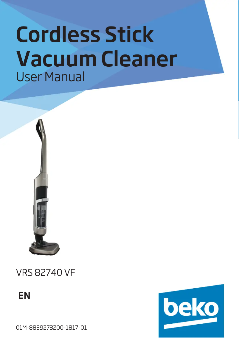 Image de la première page du manuel de l'appareil VRS82740V