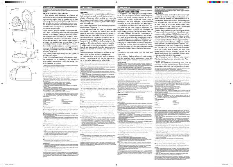 Page 1 de la notice Manuel utilisateur Solac CF4025