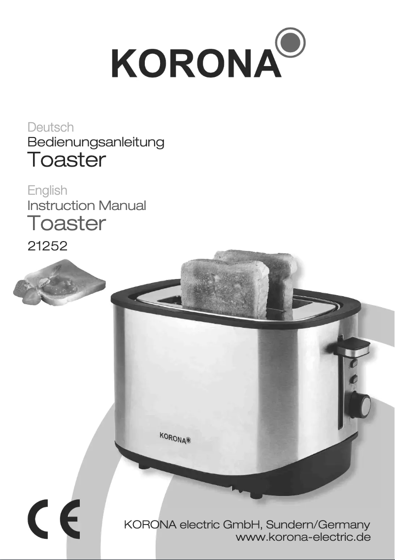 Página 1 del manual Manual de usuario Korona 21252