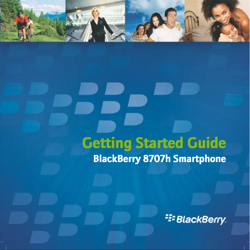 Page 1 de la notice Manuel utilisateur BlackBerry 8707h