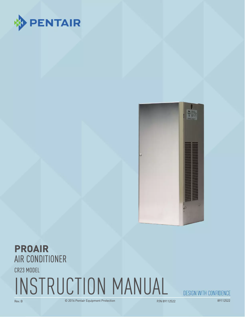 Page n°1 - Manuel utilisateur Hoffman CR230216G002