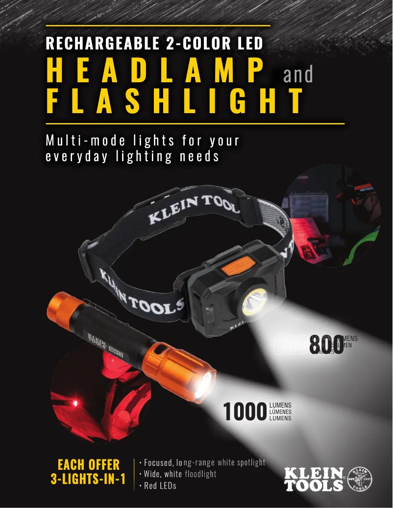 Page 1 de la notice Brochure Klein Tools 56414